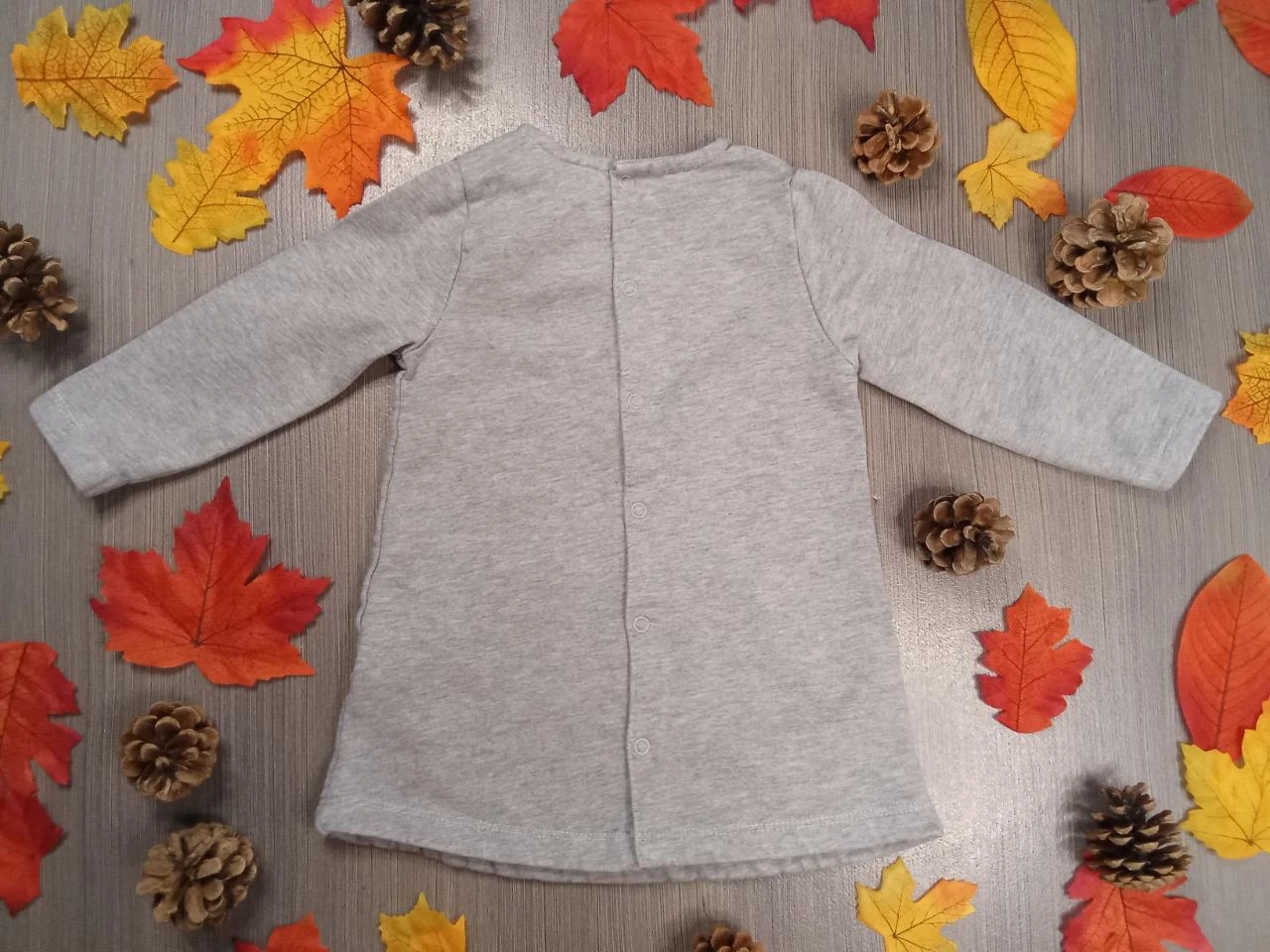 Jolie robe longues manches Lupilu 12 mois – photo 2